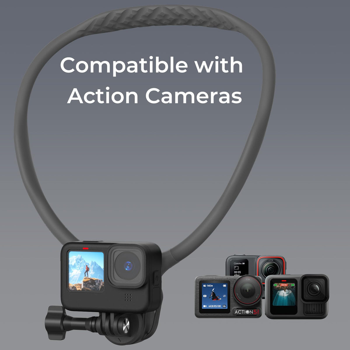 SEANCHEER magnetic neck mount hands-free filming supports immersive POV experiences