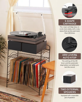 Seasonlife auto-stop helps prevent overplaying by stopping at the end of records.