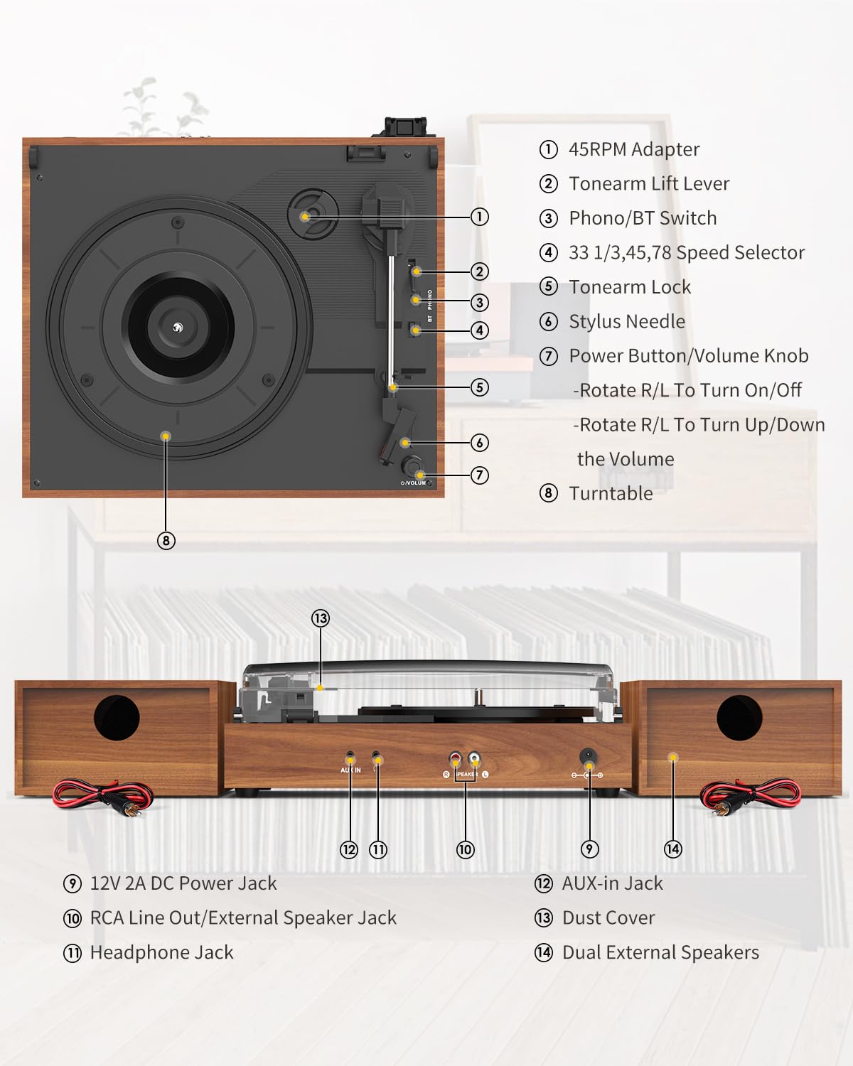 Seasonlife auto-stop feature ends playback automatically to protect records.