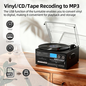 Seasonlife Bluetooth input-output enables wireless streaming and speaker pairing.