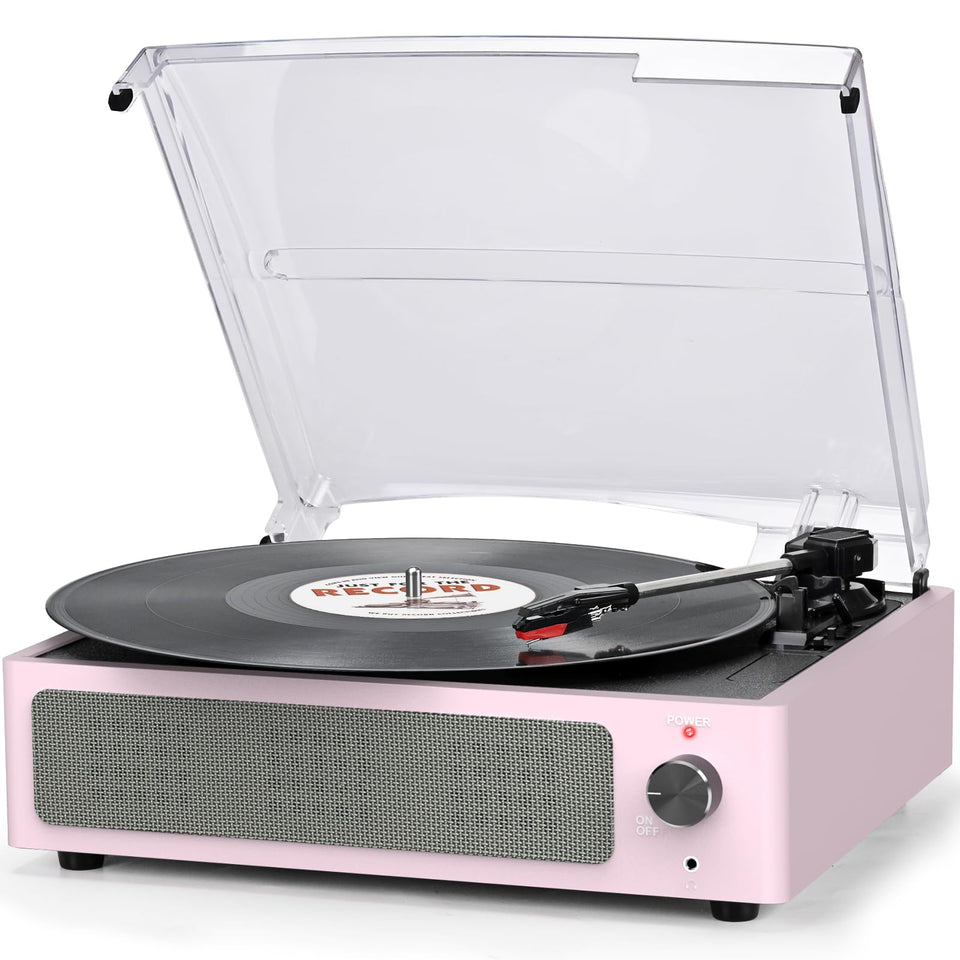 seasonlife front view pale pink player showing elegant design and easy setup