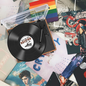 seasonlife in use with vinyl playing in a living room for nostalgic ambience