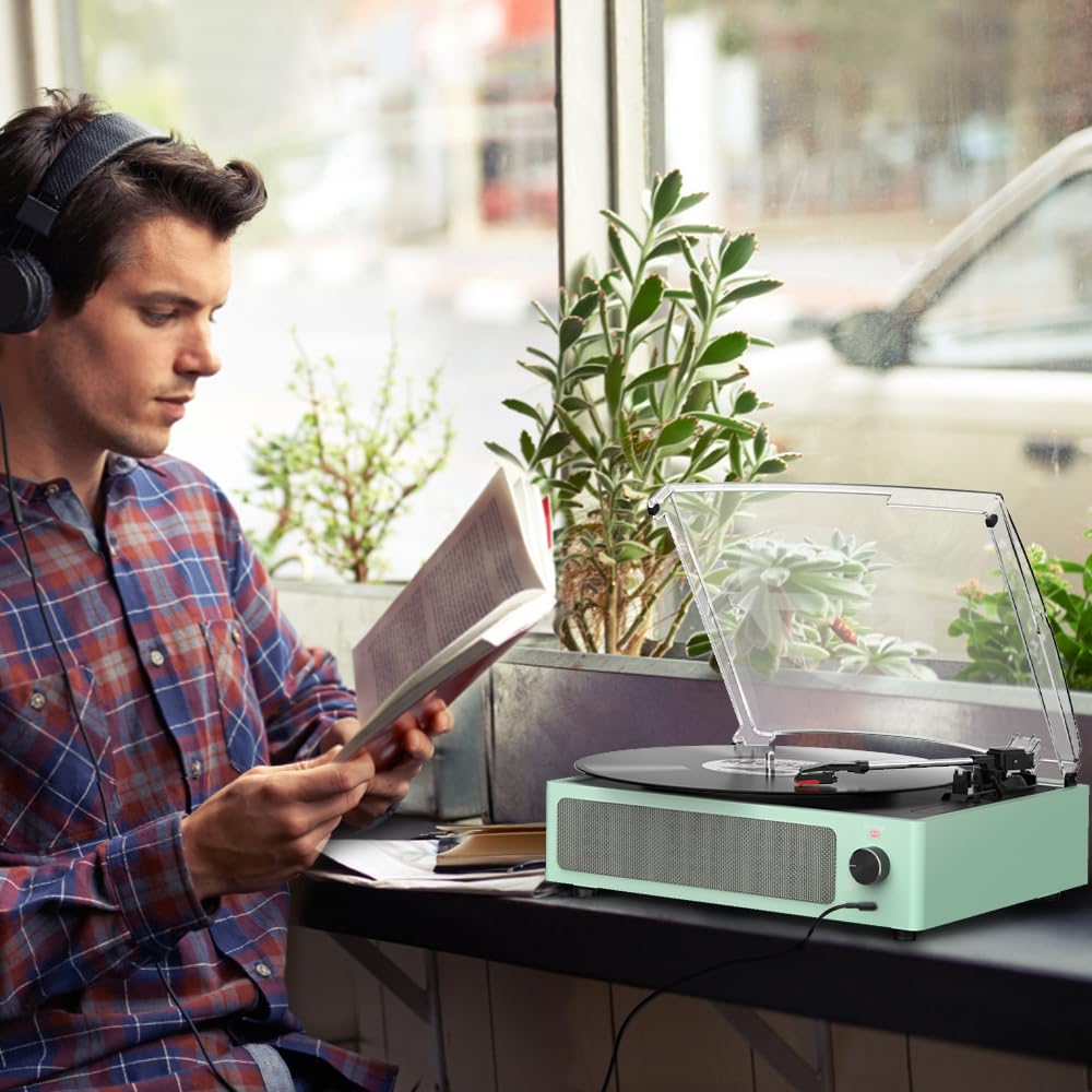 seasonlife on console in living room creating warm retro-modern atmosphere