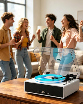 Seasonlife record player auto-stop for convenient playback