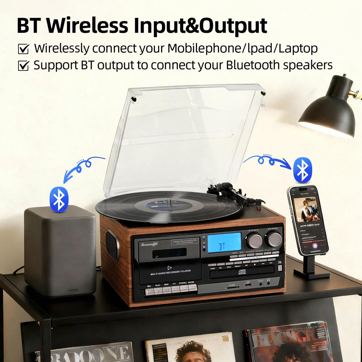 Seasonlife USB/SD recording to MP3 lets you digitize vinyl and cassette
