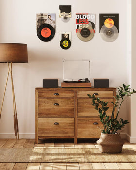 Seasonlife retro wood finish adds vintage charm to any room.