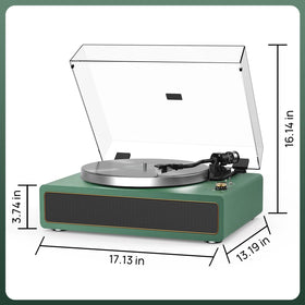 Seasonlife turntable accessories included for quick setup and maintenance.