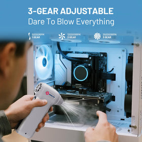 Seauto duster offers 3-speed control for customizable cleaning performance.