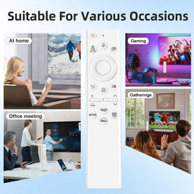 Seayoo voice button closeup illustrating quick voice-search control