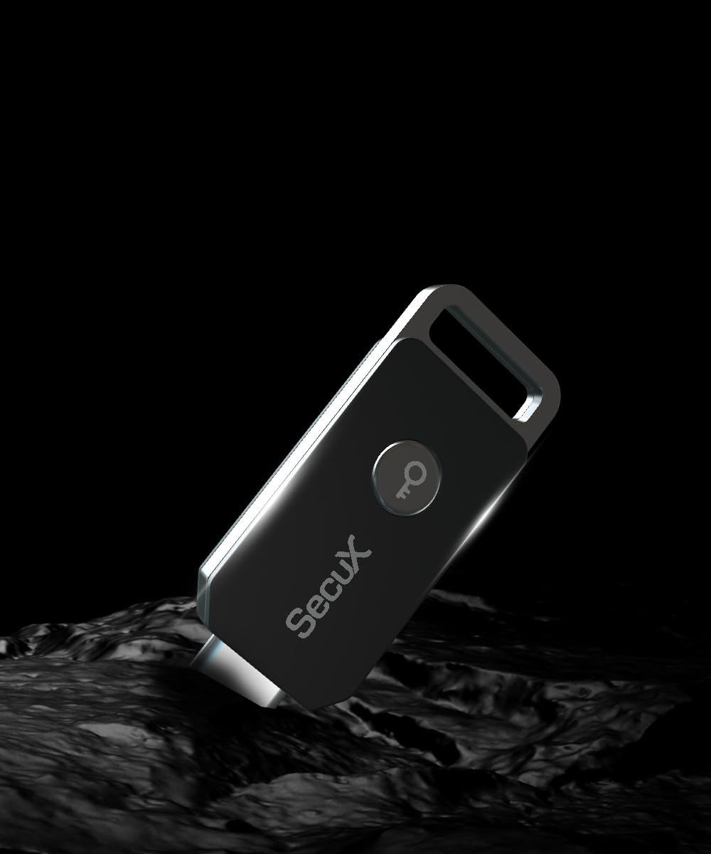 SecuX PUFido backup security concept stressing the spare key for continuity