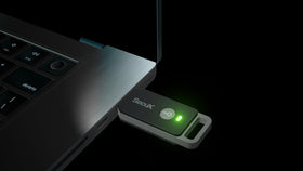 SecuX PUFido PUF technology visual illustrating a hardware-rooted trust anchor