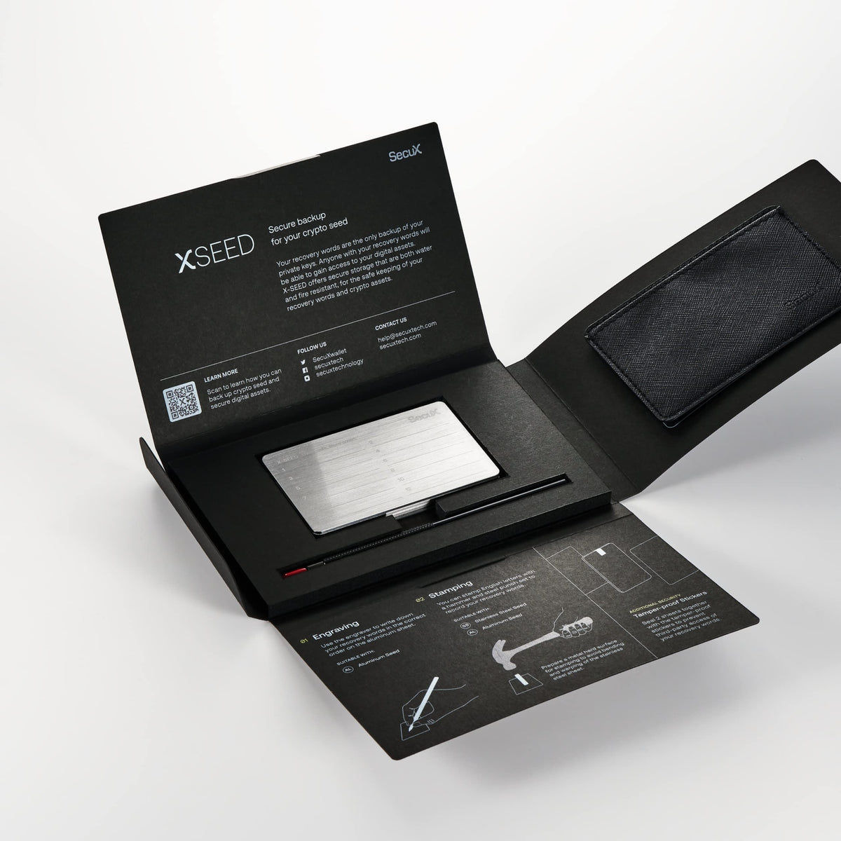 SecuX XSEED supports multiple backups for different wallets