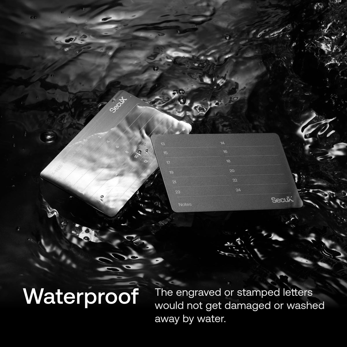 SecuX XSEED steel plate waterproof coating for moisture protection