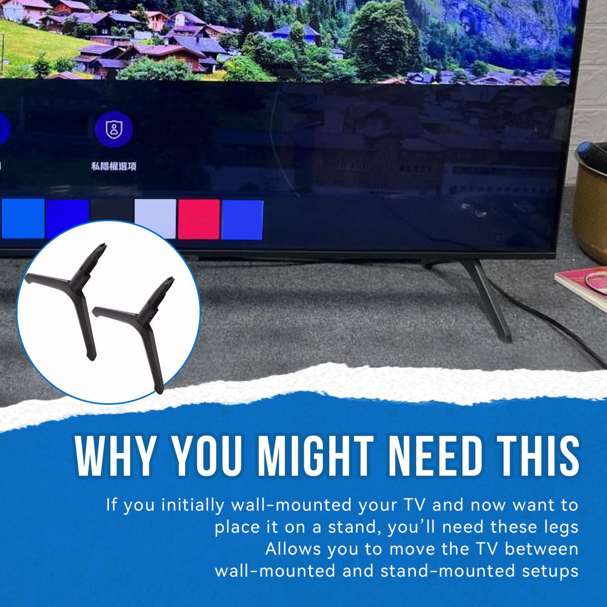 SeDeplacer sturdy base design highlights strong stability for safe viewing