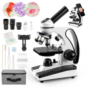 Sedumic Microscope shows a 40X objective close-up ideal for classroom observation.