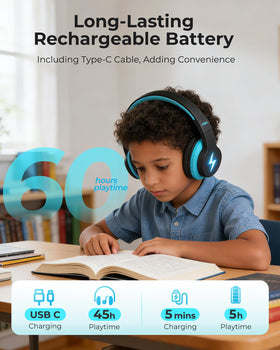 Seenda Headphones offer 45 hours of playback on a full charge