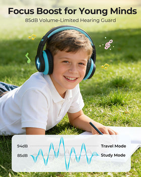Seenda Headphones built-in mic ensures clear online classroom conversations