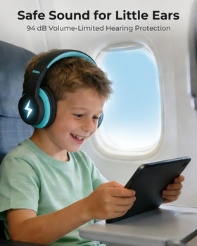 Seenda Kids Headphones light modes show three gentle options to boost focus