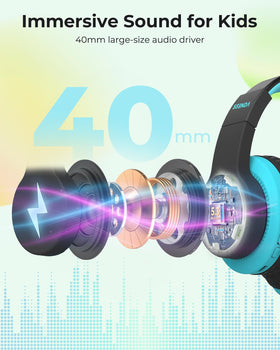 Seenda Kids Headphones volume limits help maintain safe listening levels