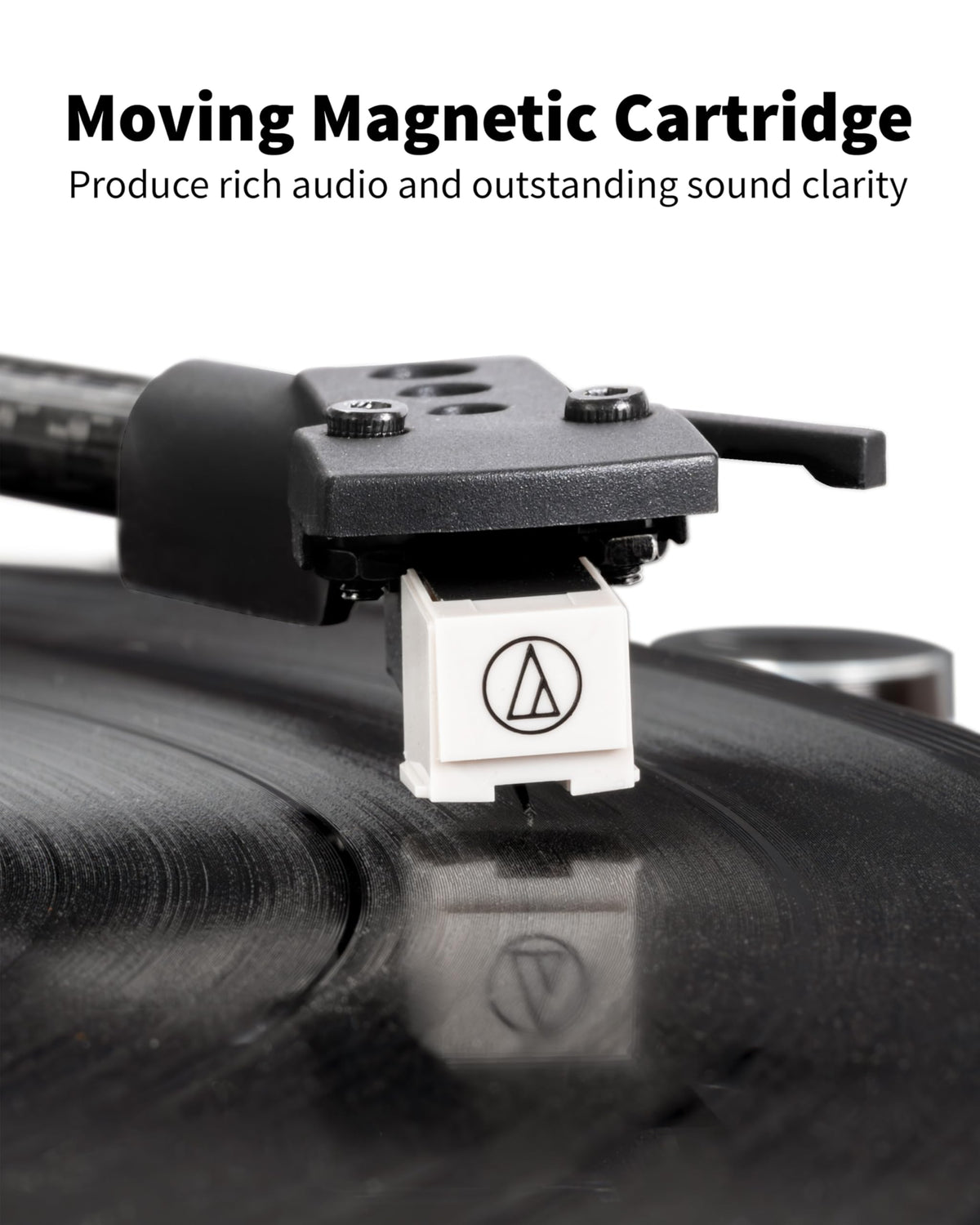 SeeYing turntable carbon-fiber-tonearm highlights precise groove tracking for cleaner sound.