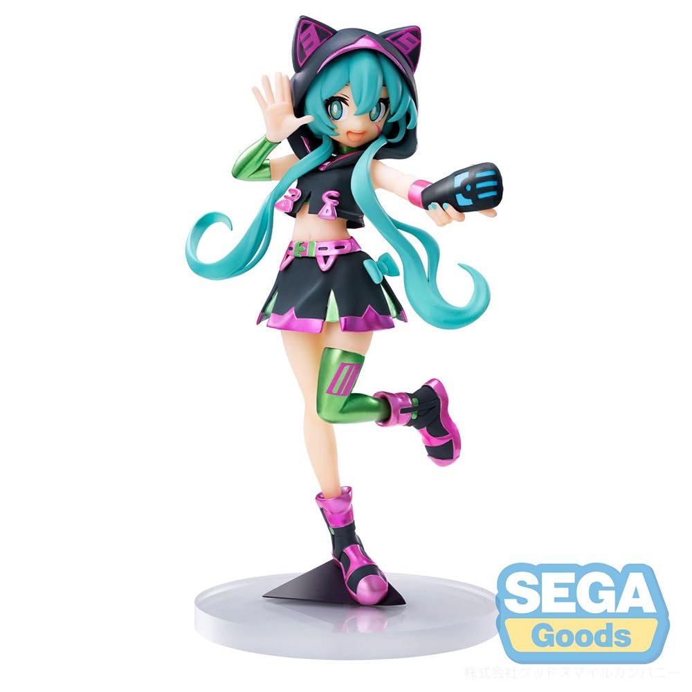 SEGA Hatsune Miku costume closeup showing textured paint and accents