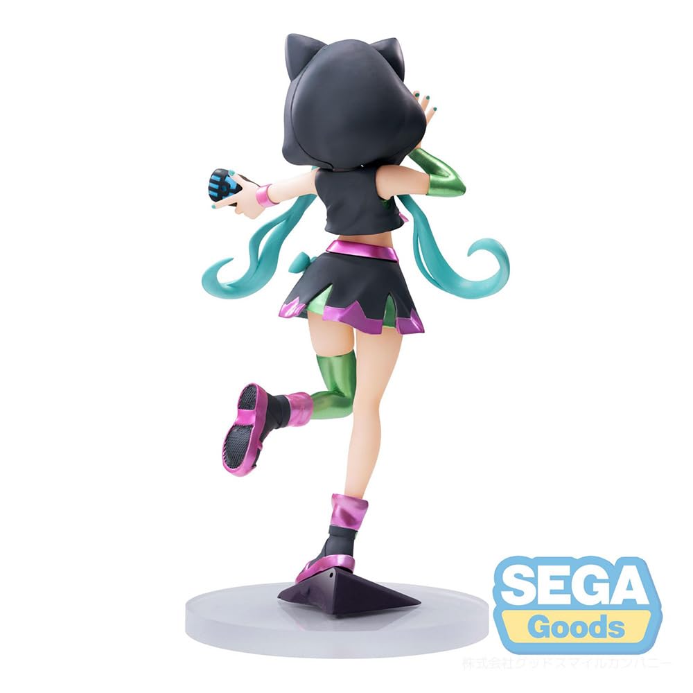 SEGA Hatsune Miku profile shot highlighting sculpted silhouette and balance