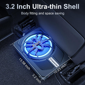 Seggmntree aluminum-cone heat-dissipation keeps the sub cool during long sessions.