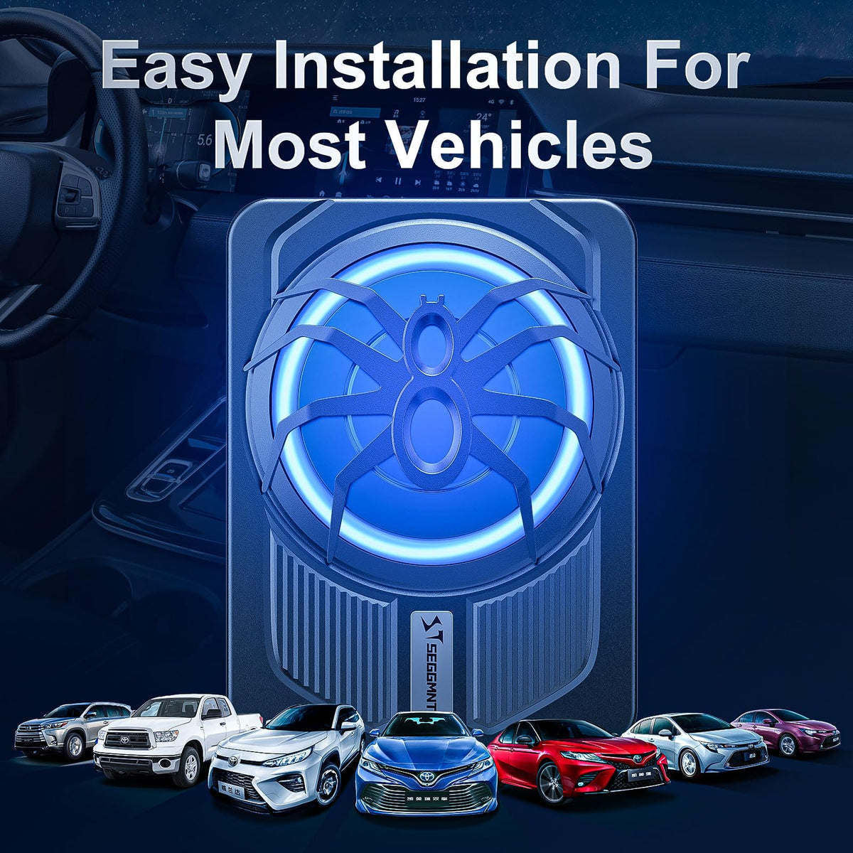Seggmntree high- and low-level inputs simplify wiring with factory or aftermarket radios.