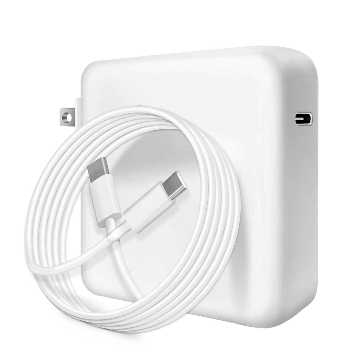 Sehonor 118W USB-C charger for MacBook Pro, front view, fast charging ready.