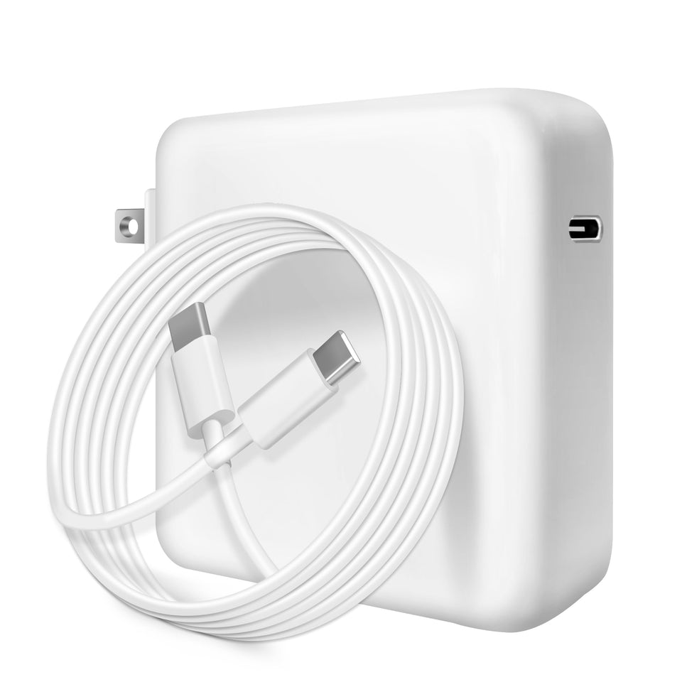 Sehonor 118W USB-C charger for MacBook Pro, front view, fast charging ready.