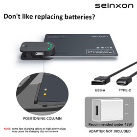 SEINXON Wallet Finder Bluetooth 5.0 range supports nearby tracking