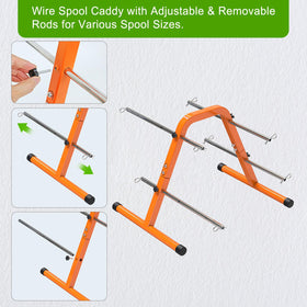 SELEWARE B-pin detail securing spools for slip-free dispensing benefit