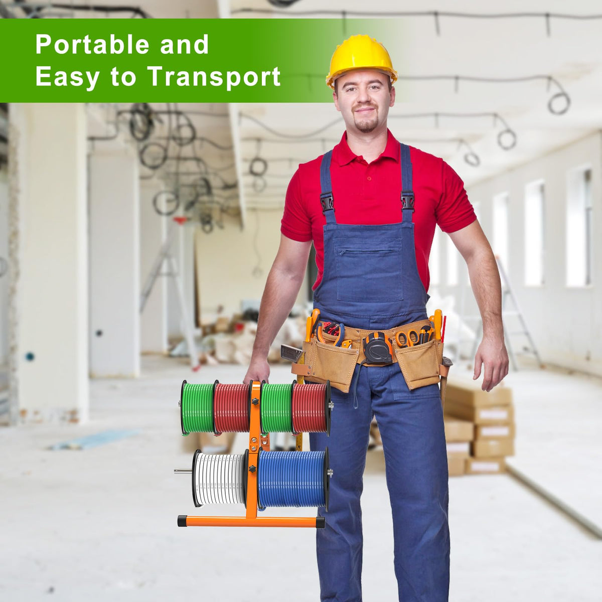 SELEWARE loaded with various spools organized for quick access benefit