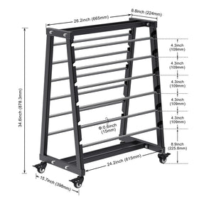 SELEWARE spool rack assembly in minutes without tools.