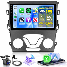 Sellrich 9-inch Android car stereo dashboard view showing plug-and-play installation.