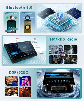 Sellrich Bluetooth 5.0 offers easy hands-free calls and music.