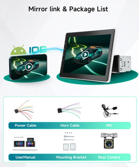 Sellrich rear view camera input with night-vision support for parking