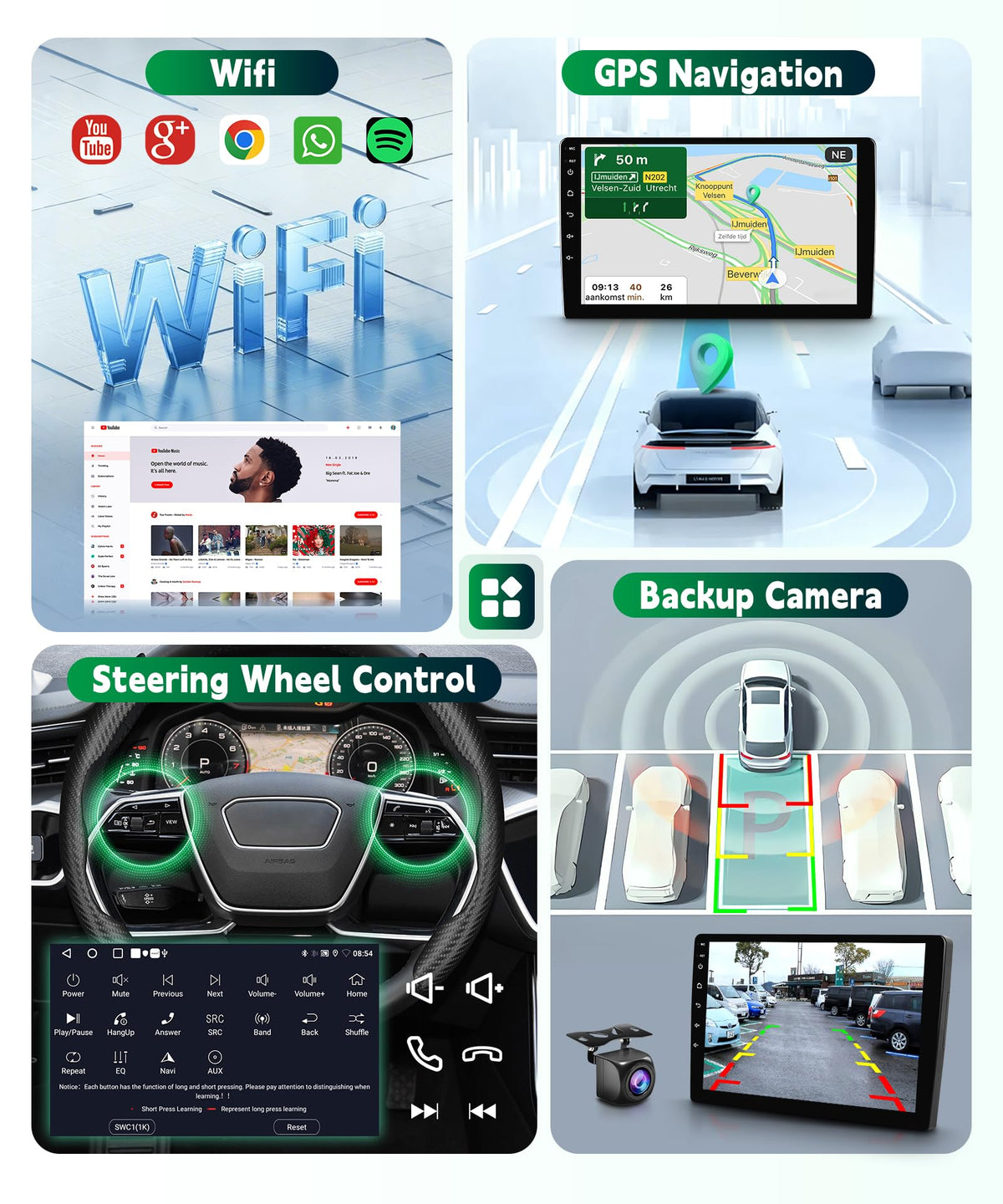 Sellrich GPS with WiFi for maps and online services in the XC90.