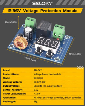 Seloky disconnect relay module back panel for safe battery switching.