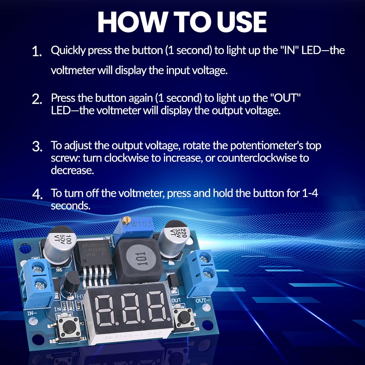 Seloky module next to ruler showing compact size and space-saving benefit