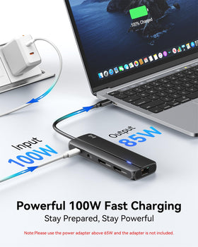 Selore&S-Global ethernet and power ports showing reliable wired speed