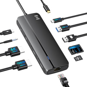 Selore&S-Global front view showing all hub ports for quick expansion