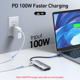 Selore&S-Global dock connected to MacBook demonstrating seamless plug-and-play benefit