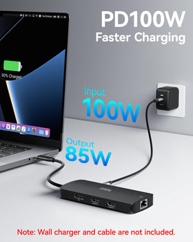 Selore&S-Global dock beside smartphone showing compact scale and portability benefit