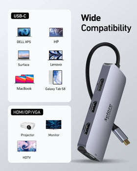 Selore&S-Global hub with keyboard and external drive attached for convenience