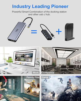 Selore&S-Global in a home office scene showing clutter-free connectivity and productivity
