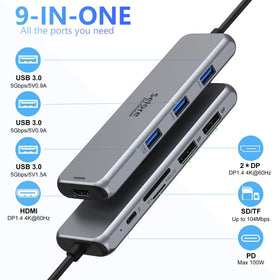 Selore&S-Global rear ports closeup highlighting DisplayPort, HDMI and USB port accessibility