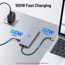 Selore&S-Global USB-C PD input with cable showing 100W power delivery for continuous charging