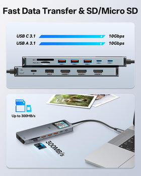 Selore S-Global docking station compatible with major laptop brands
