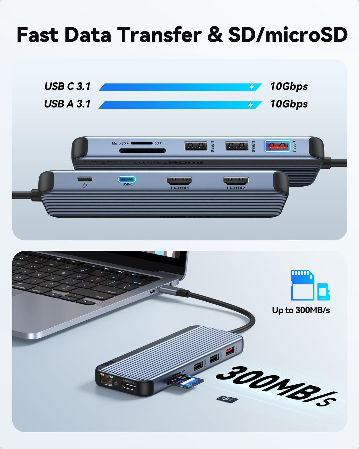 Selore&S-Global SD/microSD slots enable quick media transfers